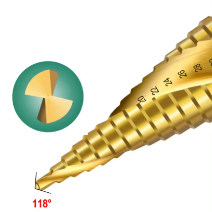 Spiral Flute Step Drill